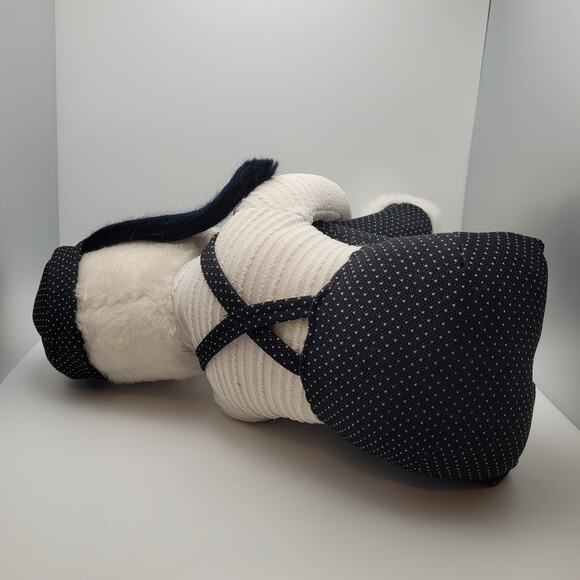 Vintage Knee Hugger Dog Plush 25" Stuffed Beagle Toy Overalls Jerry Elsner Style - Picture 8 of 11